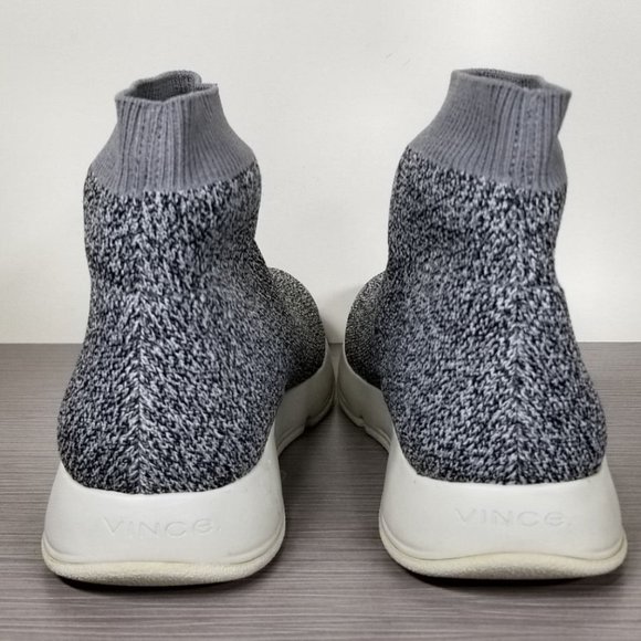 Vince Tyra Sock Sneaker, Heather Grey, Womens Size 6 M / 36 - Picture 5 of 10